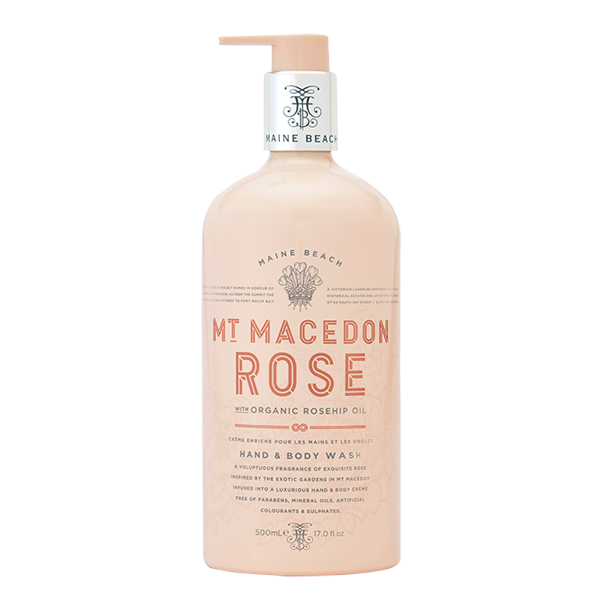 MT MACEDON ROSE HAND & BODY WASH 500ML - Aussie Premier