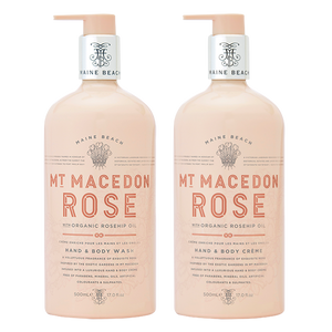 MT MACEDON ROSE HAND & BODY 500ML BUNDLE - Aussie Premier