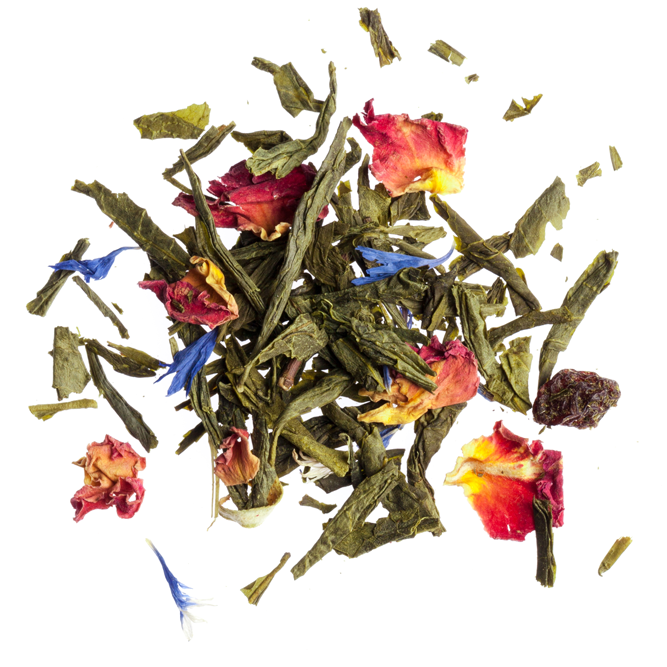 GREEN ROSE 250G LOOSE LEAF FLAVOURED GREEN TEA - Aussie Premier