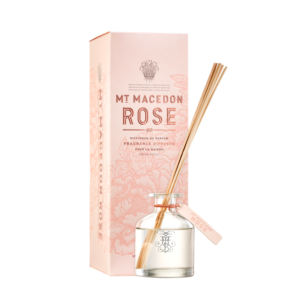 Mt Macedon Rose Fragrance Diffuser 200ml
