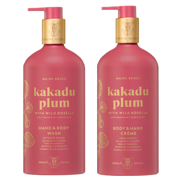 KAKADU PLUM HAND & BODY 500ML BUNDLE