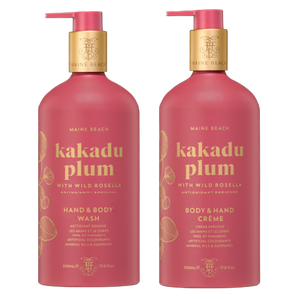 KAKADU PLUM HAND & BODY 500ML BUNDLE